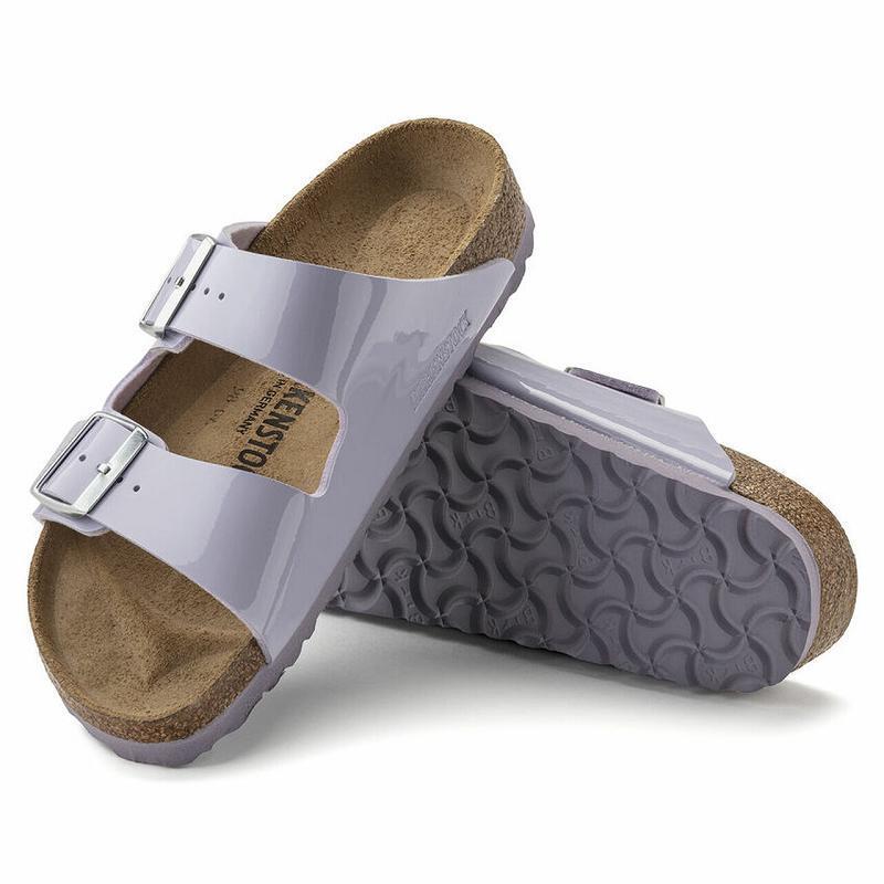 Birkenstock Lak Birko Flor Arizona Dame Lilla | DK 57ILH